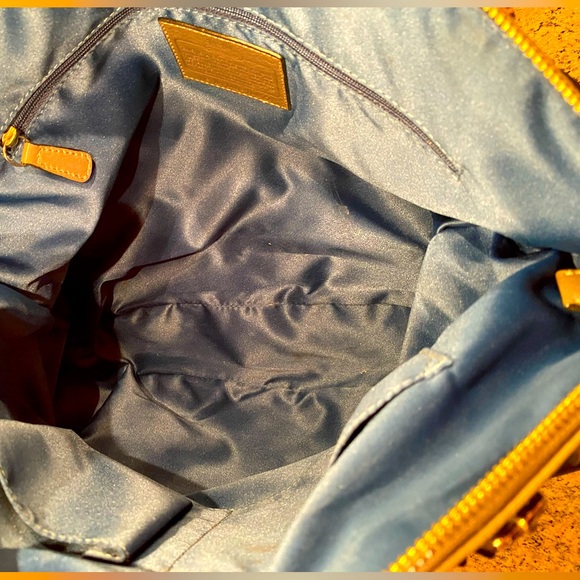 EUC COACH Gray Croc Embossed Chain Link Sophia - Picture 7 of 11